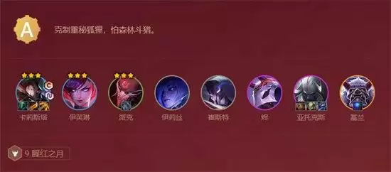 金铲铲之战腥红之月阵容搭配推荐