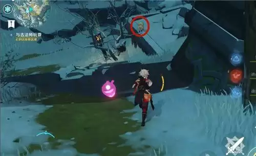 原神与吉法师玩耍任务怎么做?吉法师玩耍雪山位置分享图片1