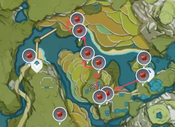 原神绝云椒椒采集点 原神绝云椒椒采集路线图