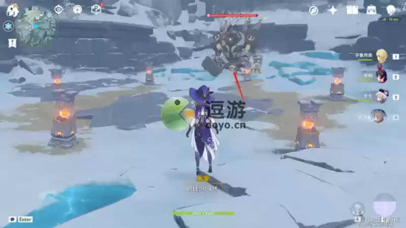 原神龙脊雪山火灵灯柱解密攻略