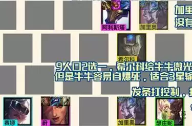 金铲铲之战s6.5名流牛头阵容玩法详解