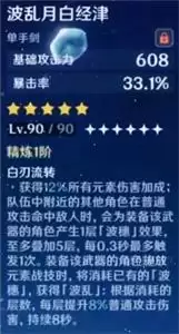 《原神》波乱月白经津突破材料一览