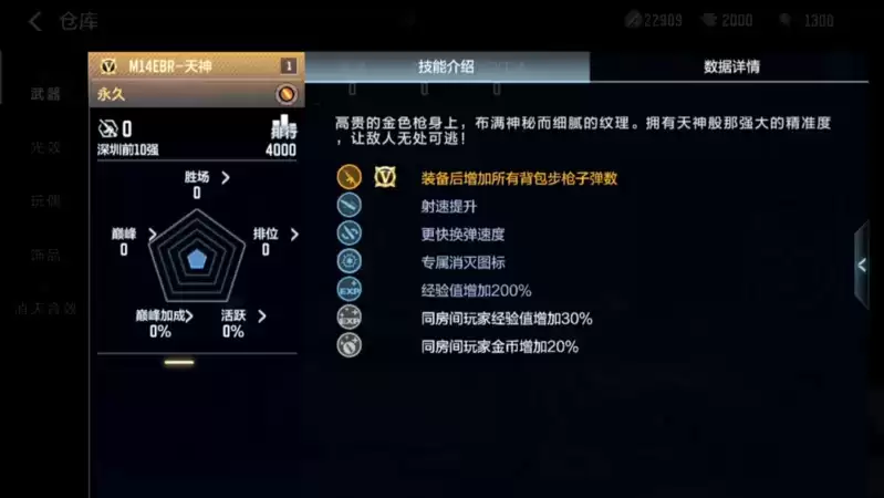 cf手游m14ebr天神怎么样？m14ebr天神属性一览图片6