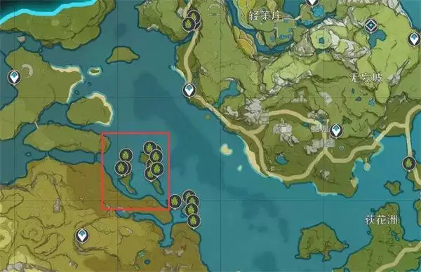 原神青蛙哪里多 采集路线分享