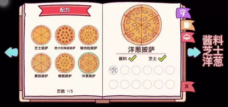 可口的披萨美味的披萨配方表图大全 可口的披萨配方攻略大全图片1