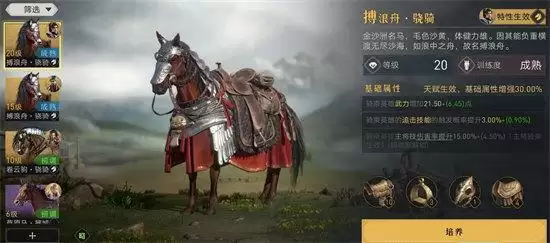 重返帝国赵云骑什么马