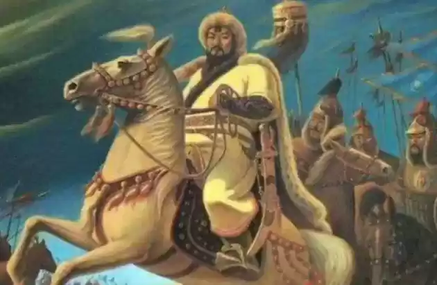 腾格尔真的身怀铁木真大帝血脉？对比俩人画像，可发现多处相似点