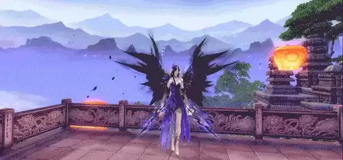 流光璀璨,幽香浮动,《天下》手游绝代羽翼助你驰骋大荒!