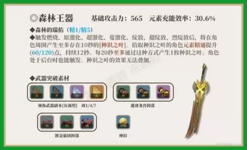 原神须弥锻造武器适合哪些角色 原神须弥锻造武器详解一览