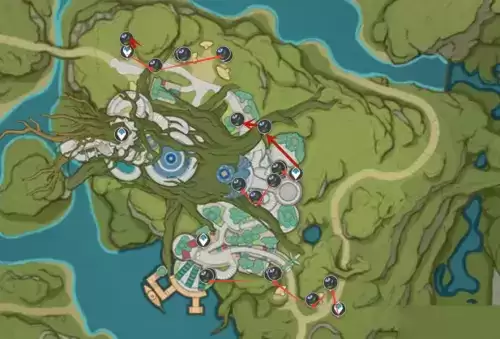 原神帕蒂沙兰采集路线 原神帕蒂沙兰采集位置一览