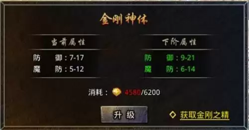 原始传奇金刚神体系统介绍 原始传奇金刚神体系统说明