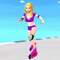 轮滑比赛Roller Skate Race
