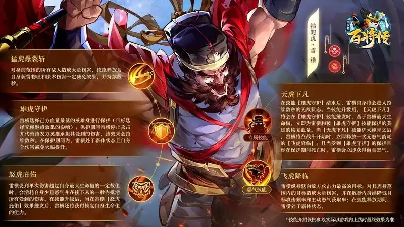 【英雄预告】梅花坦克 梁山飞虎 插翅虎·雷横 虎跃入场!