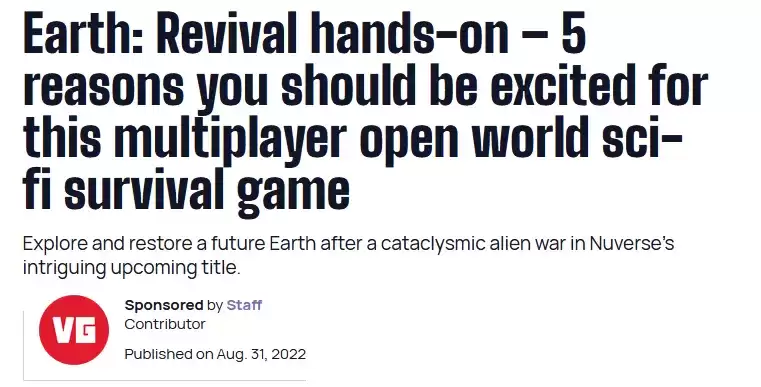 国产新作于东京电玩展大放异彩,《星球:重启》展现科幻艺术底蕴