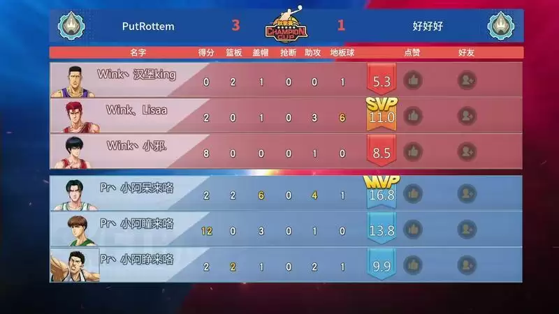 奇兵角田登上分区决赛舞台,《灌篮高手正版授权手游》2022冠军杯秋季赛四强诞生