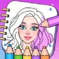 paper doll crafts coloring