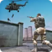 士兵前线射击