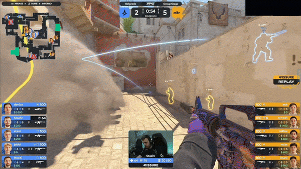 FISSURE裂变天地S1:弹雨葬敌旌!Astralis 2-0 MIBR