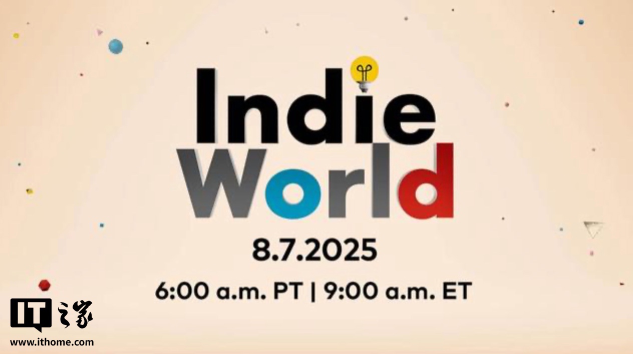 任天堂明晚举行新一期Indie World独立游戏发布会
