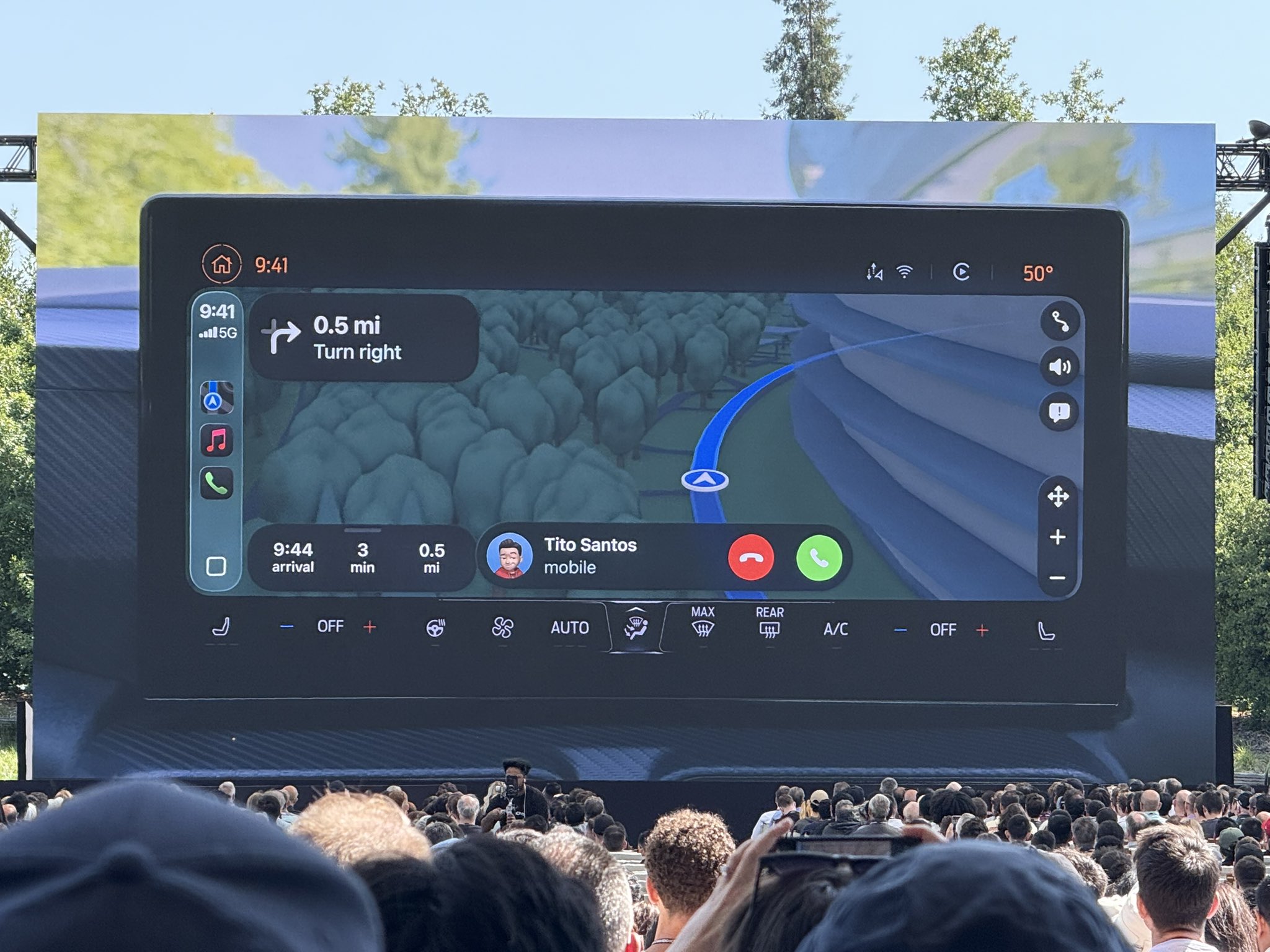 CarPlay来电紧凑视图