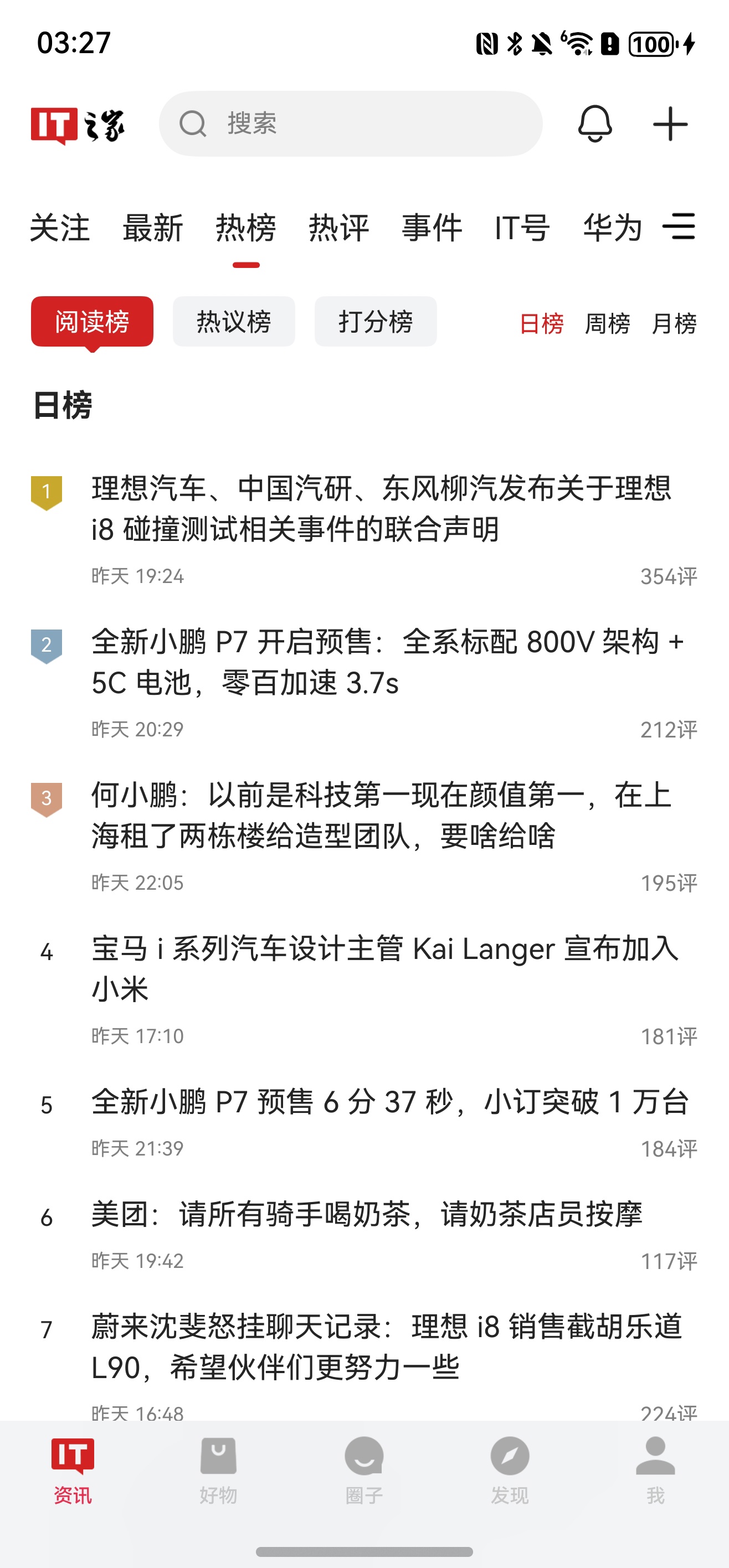 热榜优化