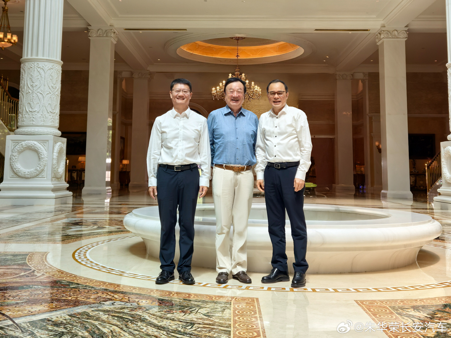 长安汽车与华为高层会面