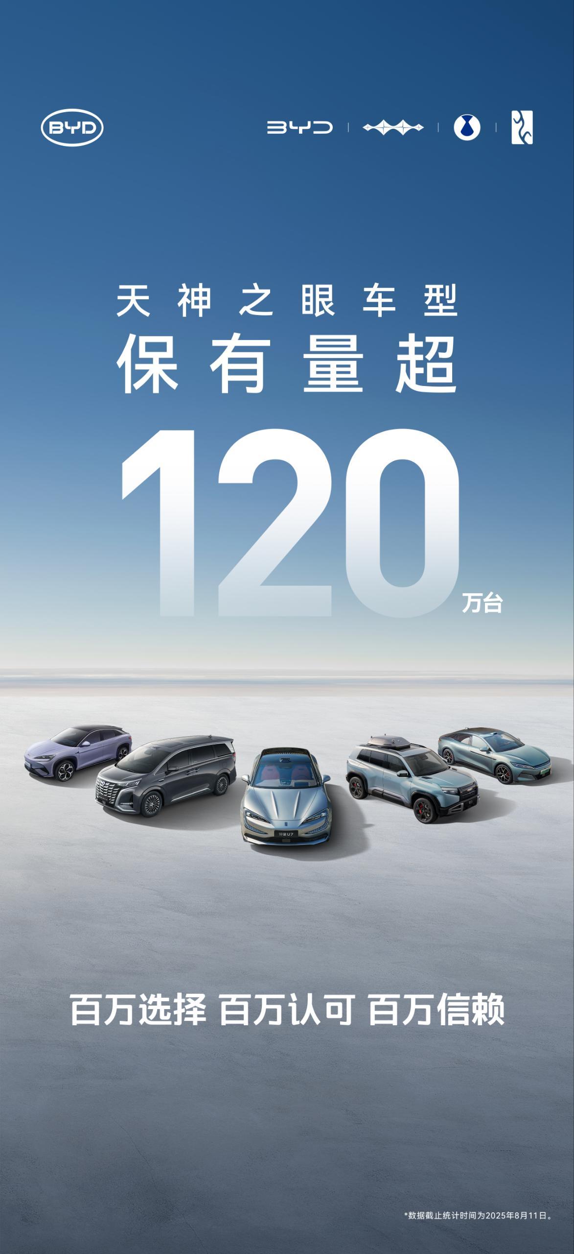 比亚迪：7月各品牌销量分布