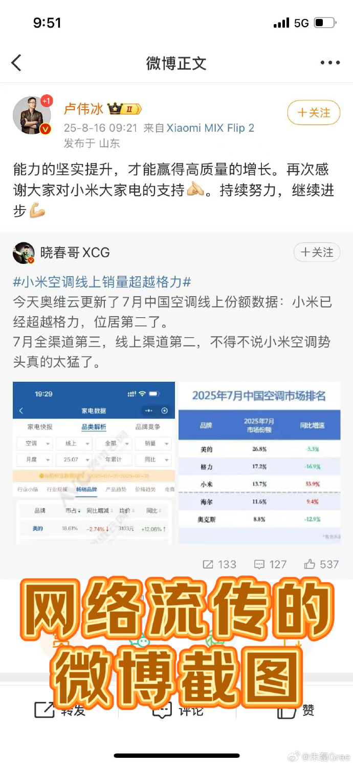 格力朱磊回应