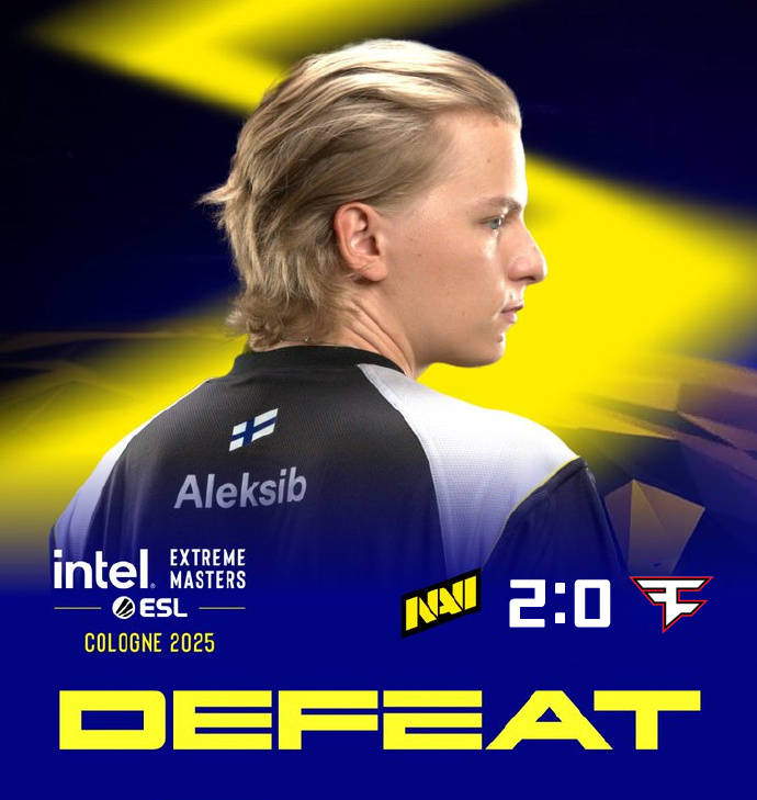 NaVi 2-0横扫FaZe晋级IEM科隆2025淘汰赛