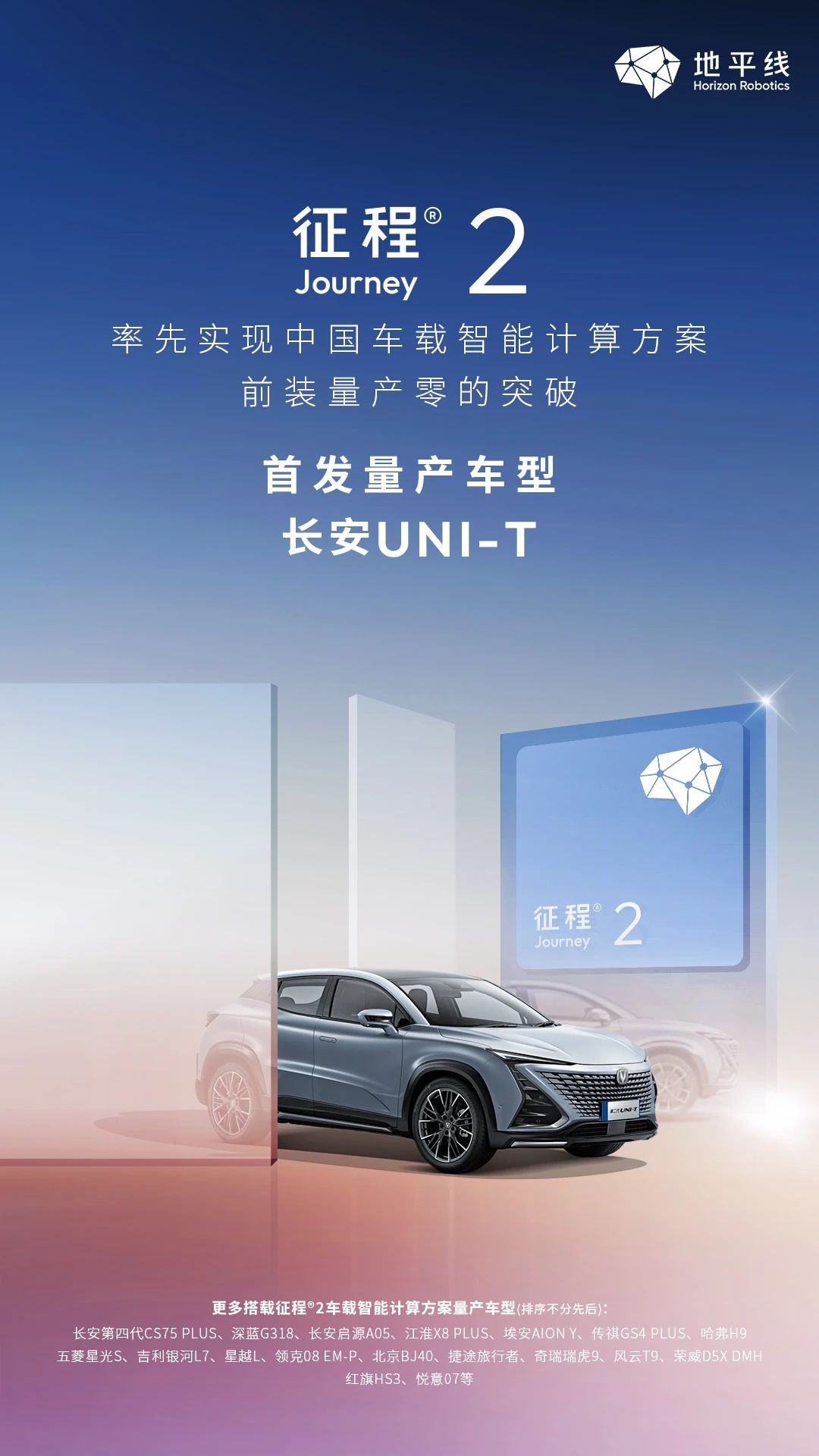 国内首家，地平线征程车载智能计算方案量产即将突破