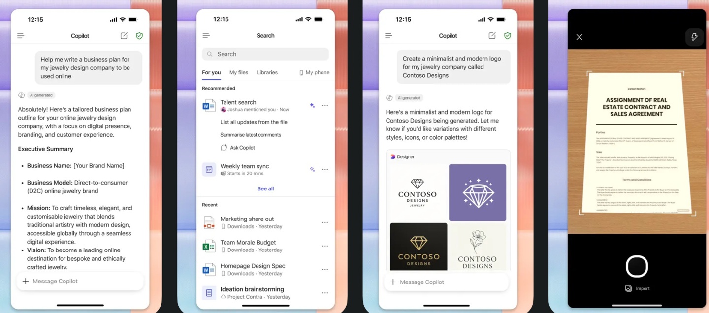 下月生效：iOS版Microsoft 365 Copilot不再支持文档编辑