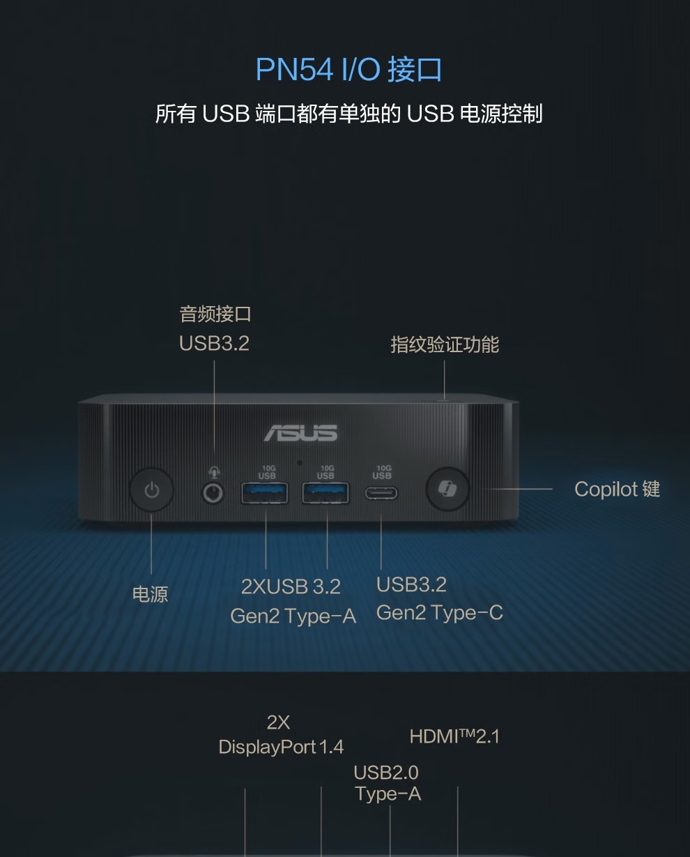 华硕 PN54 迷你主机上市：双 2.5G 网口，AMD 锐龙 AI 7 350 版本 6999 元