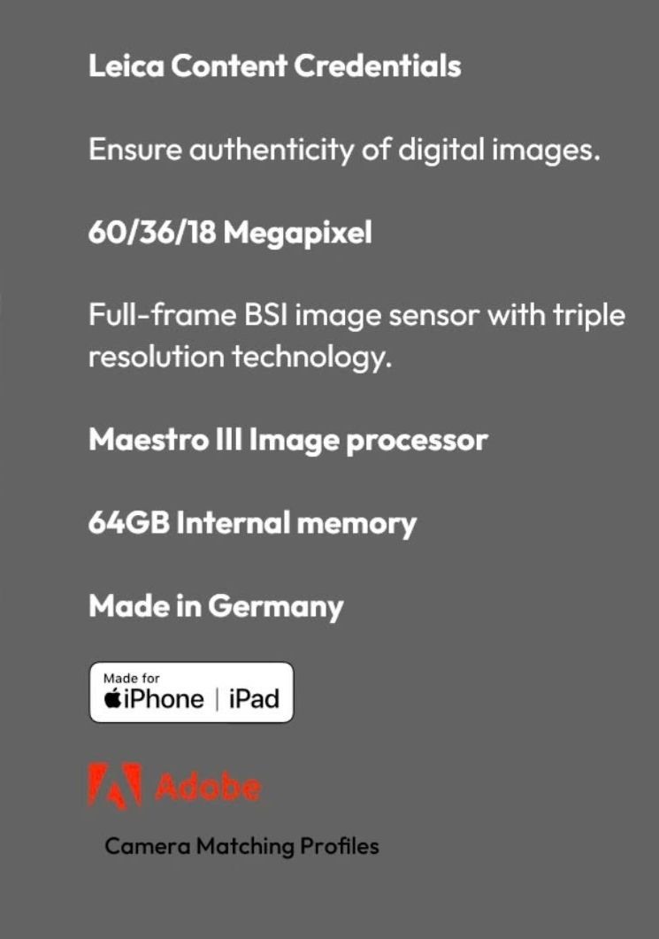 徕卡首款带电子取景器 Leica M 相机：M11-V 曝光，6000 万像素全画幅传感器、取消测距仪