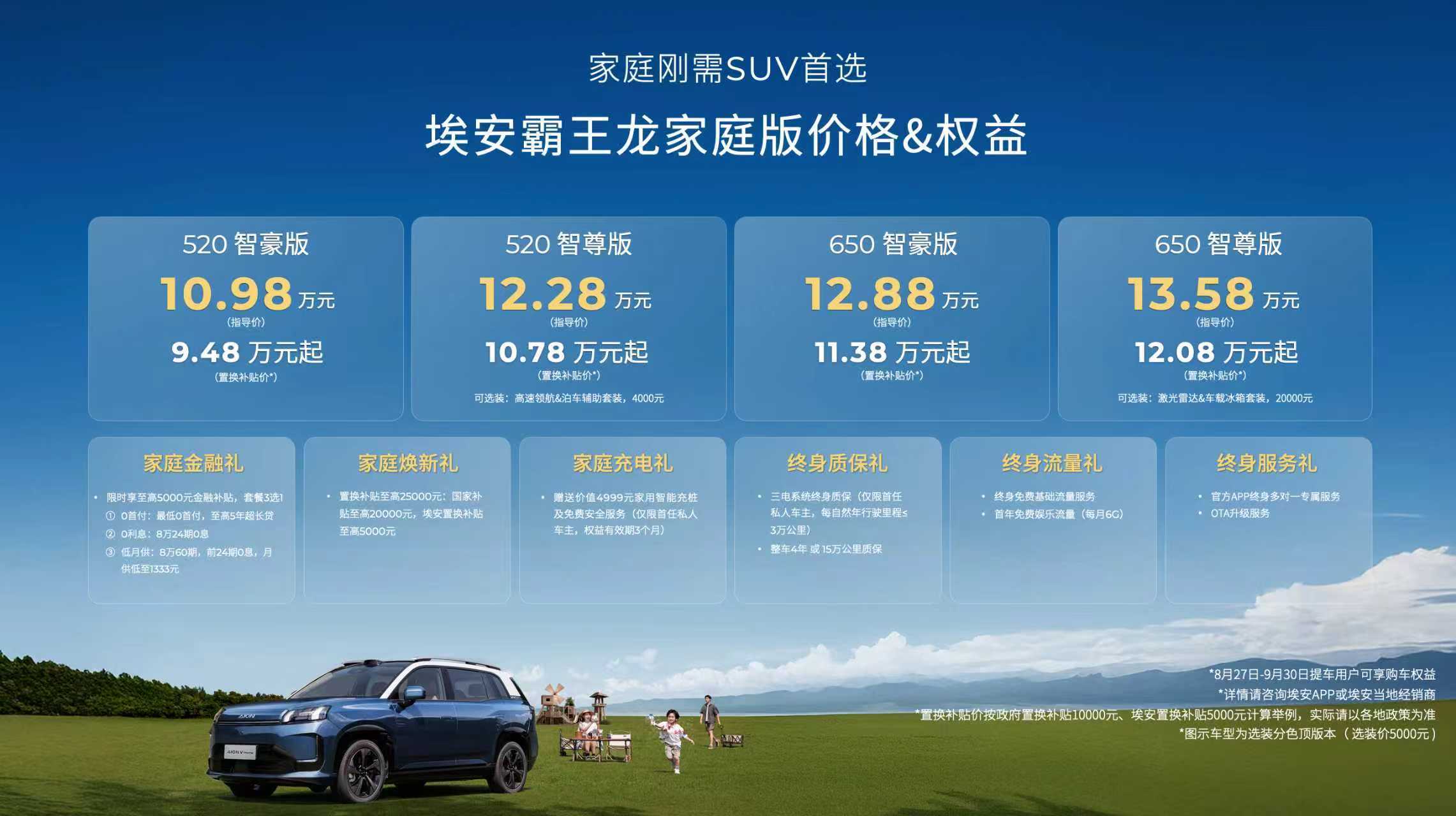 10.98 万元起、21 项升级，广汽埃安 AION V Home 霸王龙家庭版 SUV 上市