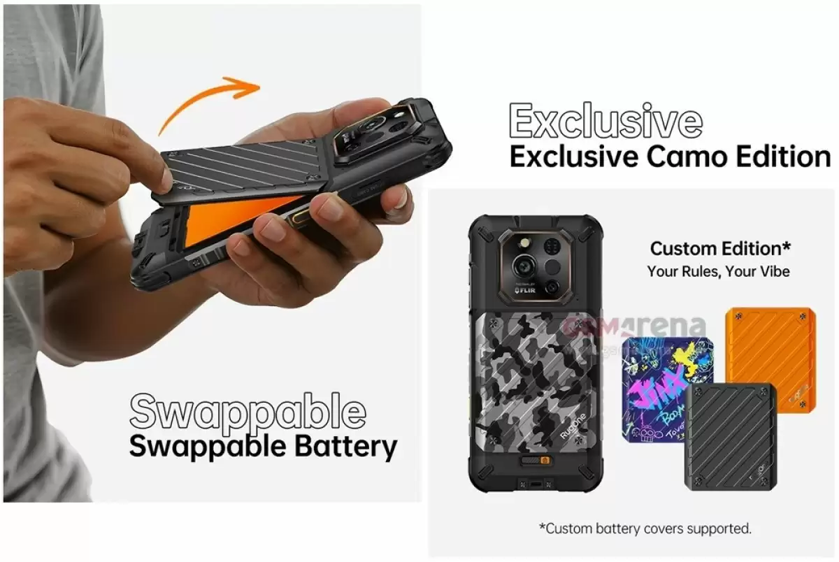 Ulefone 高端三防手机 Xever 7 / Pro 首秀:支持不关机换电池,天玑 7025 芯片