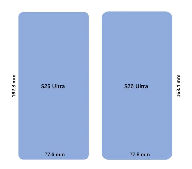 三星 Galaxy S26 Ultra 手机被曝 7.9mm 厚，圆润边角终结硌手体验