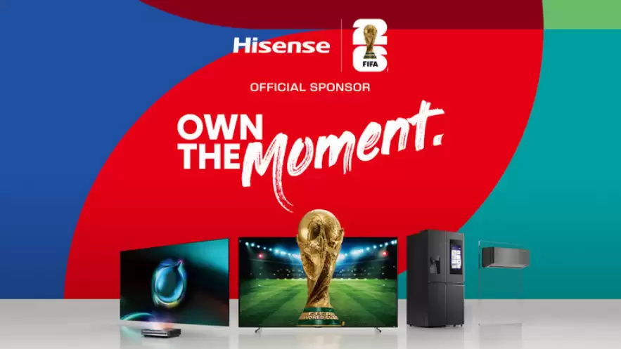 海信宣布成为 2026 年世界杯全球官方赞助商，展示 RGB-Mini LED 技术