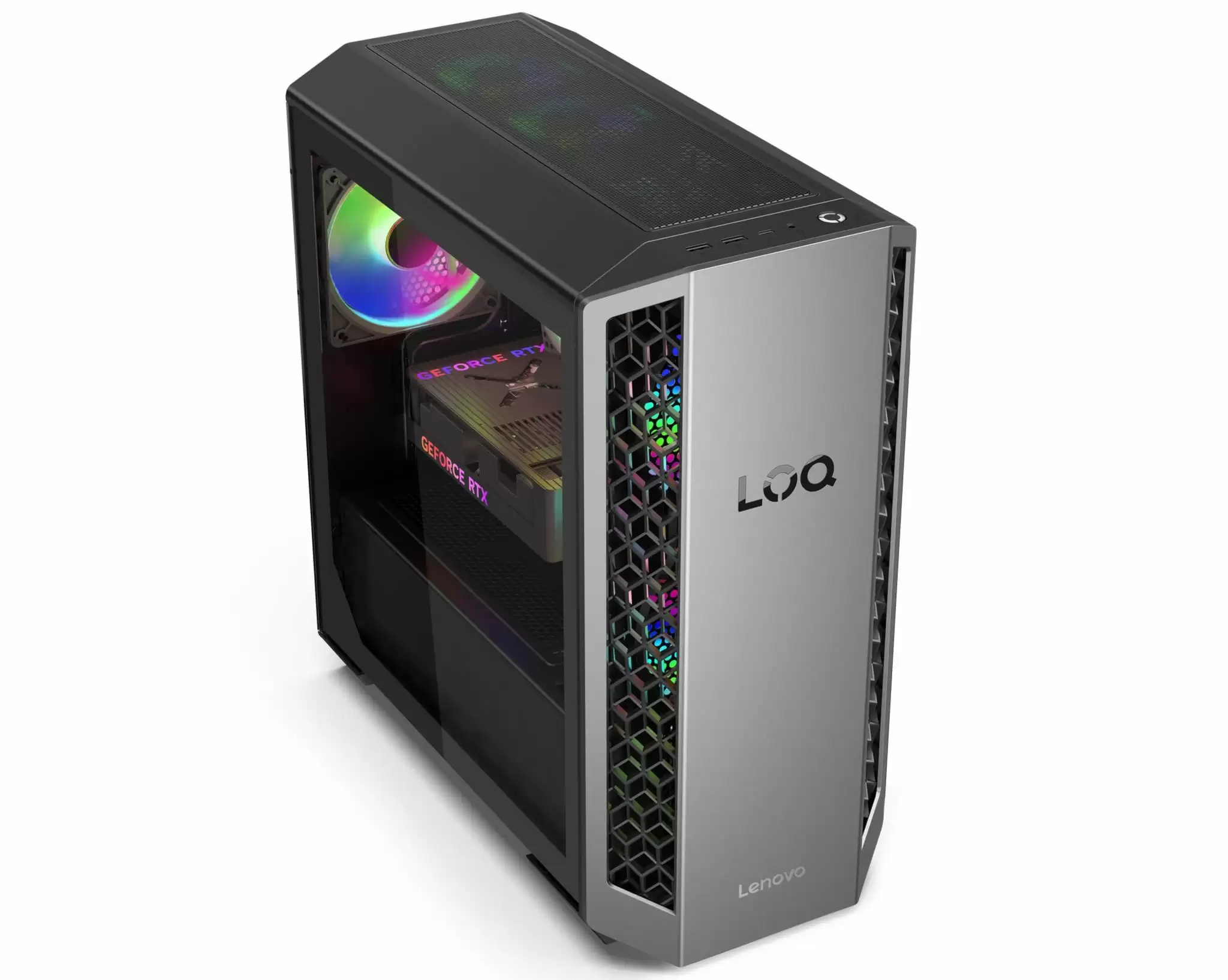 联想推出 LOQ Tower 26ADR10 游戏台机:至高锐龙 7 8745HX + RTX 5070 Ti