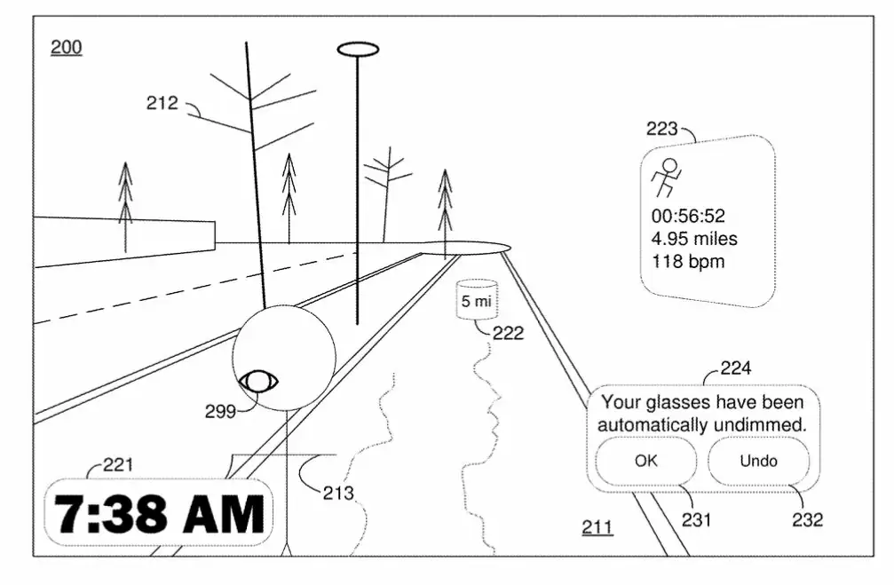 苹果专利构想 Vision 终极形态:轻量化太阳镜,可自动变色调光