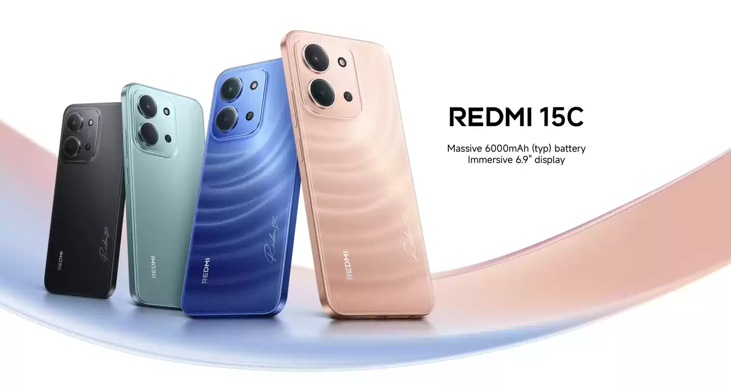 小米“最便宜手机继任者”REDMI 15C 手机海外发布：6000 毫安时电池、延续联发科 G81-Ultra