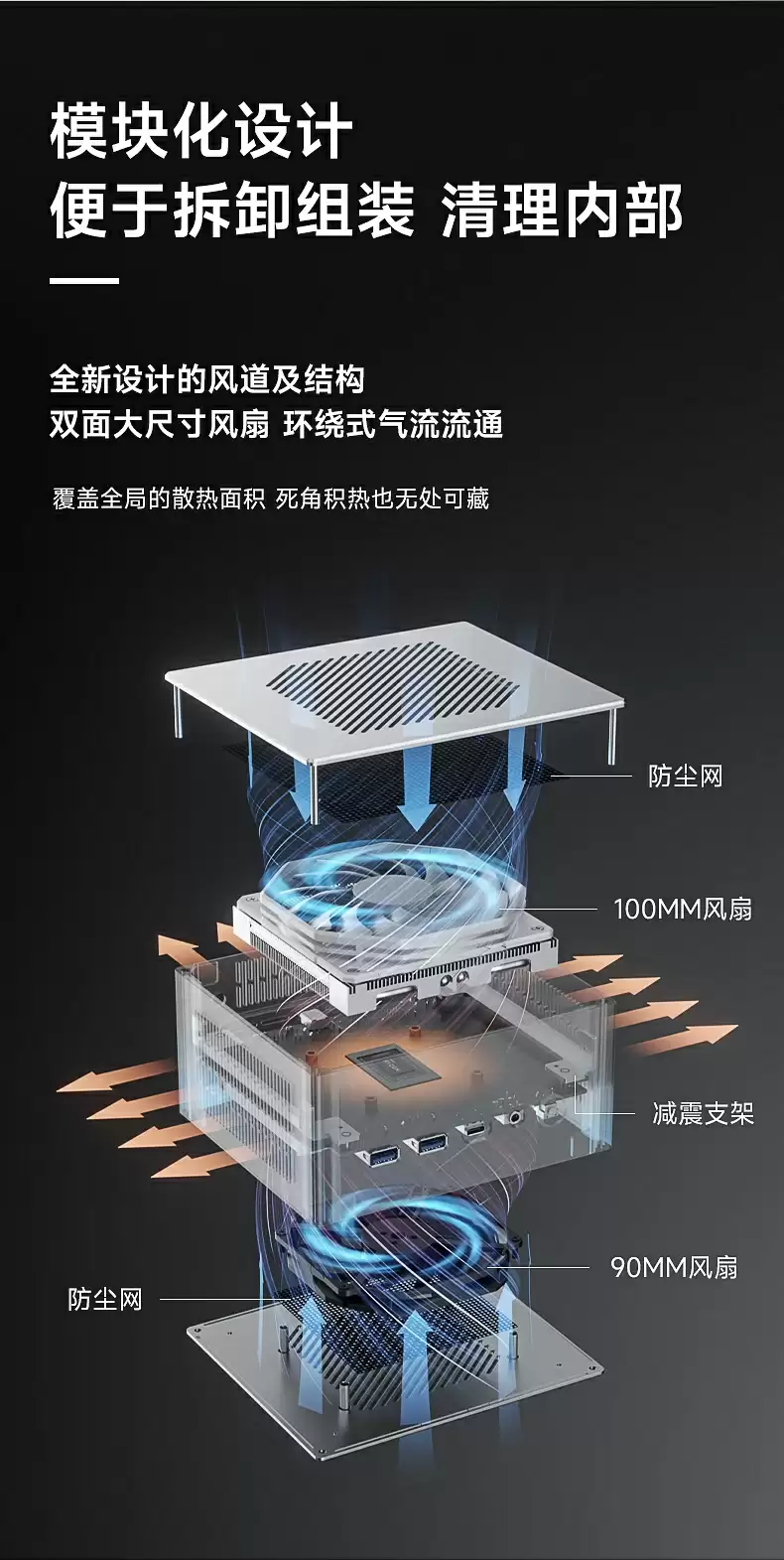 极夜推出 2399 元起 DeskOne T2 迷你主机新品:三盘位、双网口、双 USB4 + OCuLink