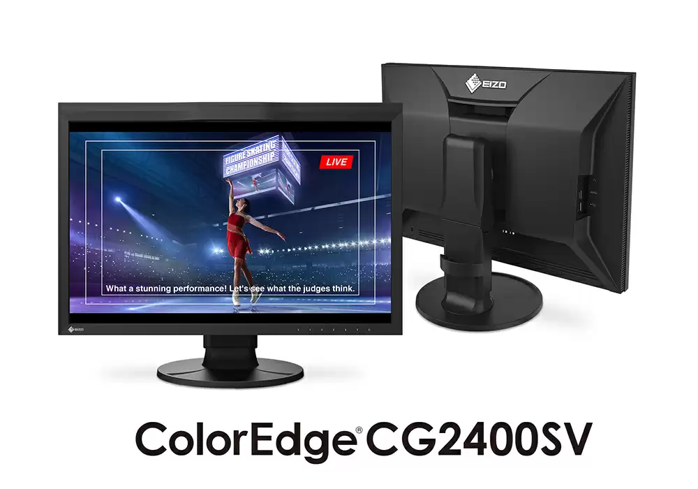 艺卓 EIZO 发布色彩管理显示器 ColorEdge CG2400SV：1920×1200，配 SDI 接口