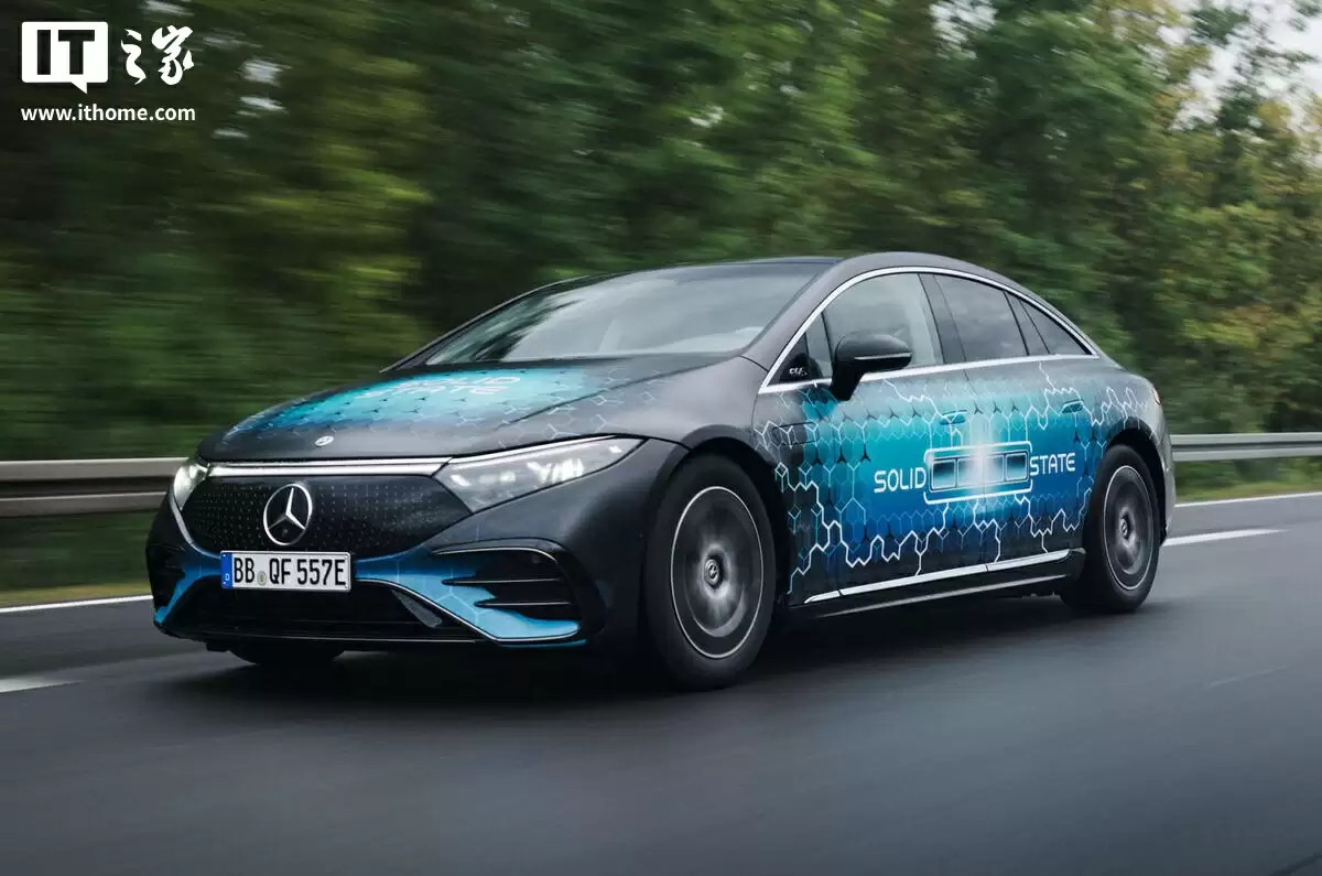 彻底告别续航焦虑:奔驰 EQS 装上固态电池跑了 1205 公里还有电