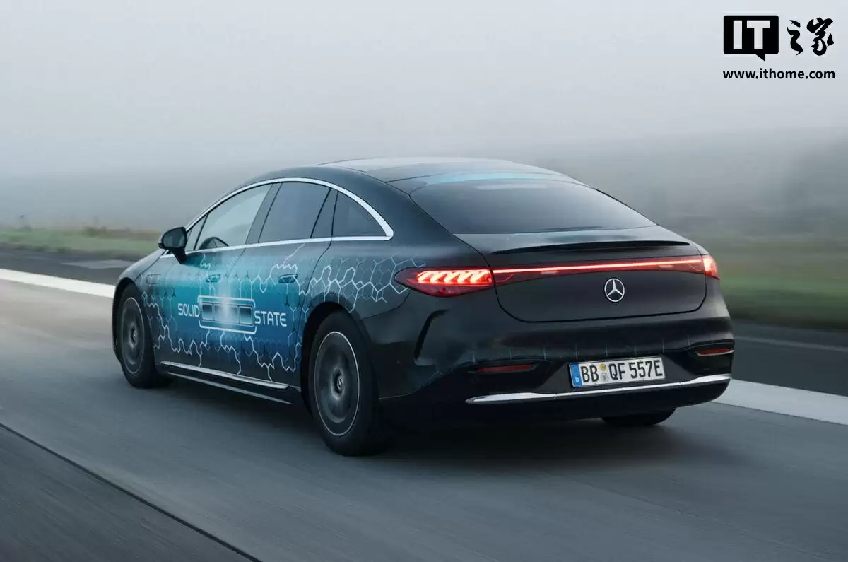 彻底告别续航焦虑:奔驰 EQS 装上固态电池跑了 1205 公里还有电