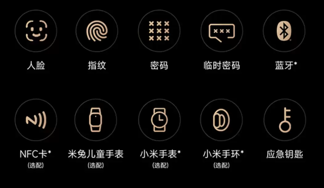 3D 结构光刷脸开锁：小米智能门锁 M20 Pro 天猫 2799 → 1088 元新低