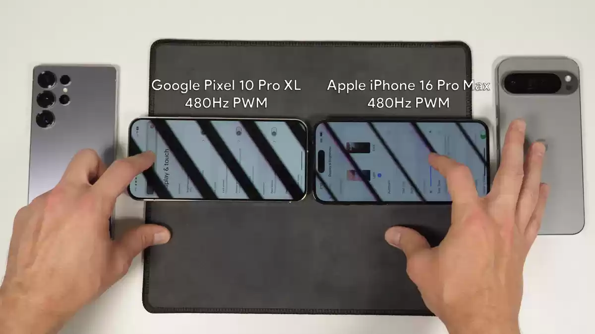 谷歌 Pixel 10 Pro 手机屏幕“不够护眼”，480Hz PWM 调光落后于竞品