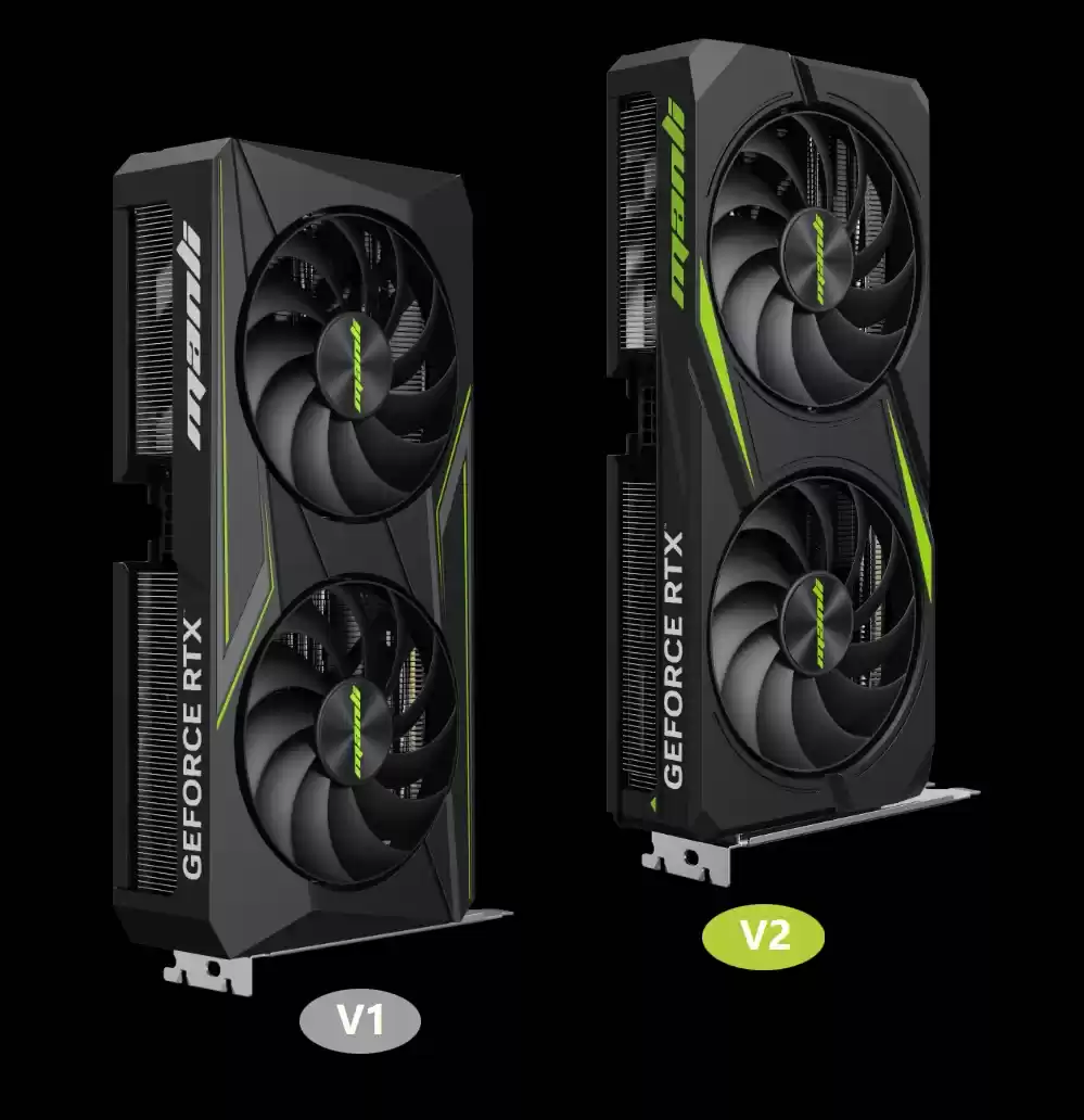 万丽推出 V2 版星云 RTX 5060 Ti 显卡:厚度降至双槽,核心峰值温度更低