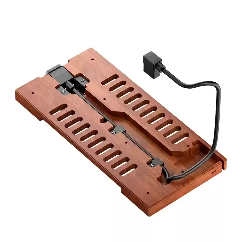 乔思伯推出 11L ITX 机箱 T9:实木底座 + 铝制面板 + 可调中框