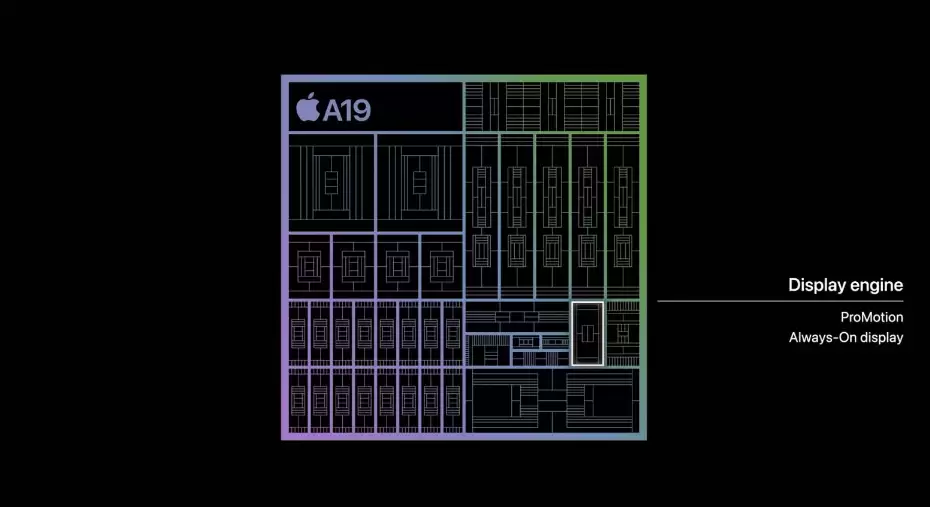 苹果 A19 芯片发布：6 核 CPU + 5 核 GPU，iPhone 17 首发搭载