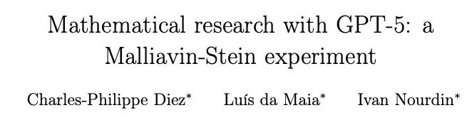 真・博士水平：OpenAI GPT-5 首次给出第四矩定理显式收敛率，数学教授只点拨了一下